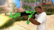 Зеленая замена AK-47 for GTA San Andreas miniature 1