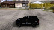 Chevrolet Tahoe 2008 Police Federal для GTA San Andreas миниатюра 2
