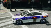 Volvo S60 Macedonian Police para GTA 4 miniatura 2