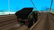 Missile Launcher Truck для GTA San Andreas миниатюра 4