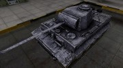 Темный скин для PzKpfw VI Tiger для World Of Tanks миниатюра 1