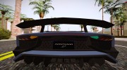 2015 Lamborghini Aventador SV для GTA San Andreas миниатюра 5