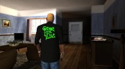 Grove Street Shirt для GTA San Andreas миниатюра 2