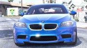 2012 BMW M5 F10 1.0 для GTA 5 миниатюра 4