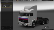 КамАЗ 54115 из Дальнобойщиков для Euro Truck Simulator 2 миниатюра 6