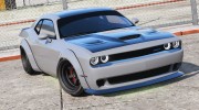 Dodge Challenger Hellcat Libertywalk - The Fate of the Furious Edition for GTA 5 miniature 1