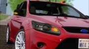 Ford Focus RS для GTA San Andreas миниатюра 7