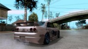 Nissan Skyline R33 Drift для GTA San Andreas миниатюра 4