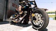 Harley-Davidson Fat Boy Lo Racing Bobber Lost MC Custom 1.1 для GTA 5 миниатюра 11