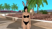 Dead Or Alive 5 Kokoro Black Bunny Outfit для GTA San Andreas миниатюра 1