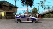 Mitsubishi Lancer Evolution X ППС Полиция para GTA San Andreas miniatura 5