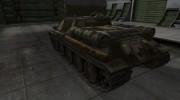Пустынный скин для СУ-100 для World Of Tanks миниатюра 3