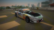 Mazda RX-7 FD3S RE Amemiya (Racing Car Arial) para GTA Vice City miniatura 2