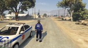 Russian Traffic Officer - Blue Jacket para GTA 5 miniatura 2