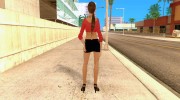 Skin Girl NFS PS для GTA San Andreas миниатюра 3