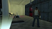 Подпольный спортзал в доме CJ 1.0 для GTA San Andreas миниатюра 5