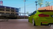 BMW M3 F30 Hulk para GTA San Andreas miniatura 4