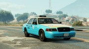 Undercover Ford CVPI  LA Taxi  for GTA 5 miniature 1