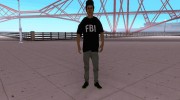 Пацан в FBI для GTA San Andreas миниатюра 5