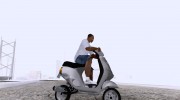 Piaggio Zip для GTA San Andreas миниатюра 3