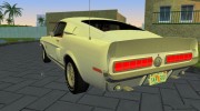 Shelby GT500KR 1968 for GTA Vice City miniature 5