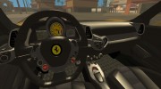 Ferrari 458 Italia V12 TT Black Revel para GTA San Andreas miniatura 6