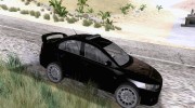Mitsubishi Lancer Evolution X POLICE para GTA San Andreas miniatura 5