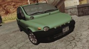 Fiat Multipla Black Bumpers para GTA San Andreas miniatura 3