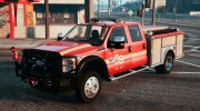 2013 Ford F350 Brush Truck для GTA 5 миниатюра 1