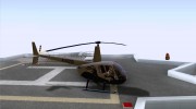 Robinson R44 Raven II NC 1.0 Скин 4 para GTA San Andreas miniatura 5