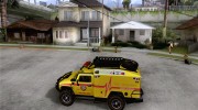 Hummer H2 Ambluance из Трансформеров para GTA San Andreas miniatura 2
