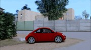 VW Beetle (A4) 1.6 Turbo 1997 для GTA San Andreas миниатюра 3