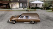 Cadillac Fleetwood 1985 Hearse Tuned para GTA San Andreas miniatura 2
