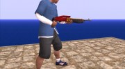 Christmas Shotgun SPAS (2016) para GTA San Andreas miniatura 4