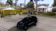 Chevrolet Tahoe 2008 Police Federal для GTA San Andreas миниатюра 1