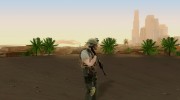 Modern Warfare 2 Soldier 19 para GTA San Andreas miniatura 4
