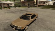 Mercedes Benz 400 SE W140 (Wheels style 2) para GTA San Andreas miniatura 1