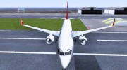Boeing 737-800 THY для GTA San Andreas миниатюра 2
