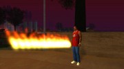 Огненный меч для Си Джея para GTA San Andreas miniatura 1