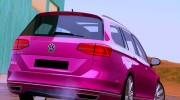 Volkswagen Passat Variant R-Line для GTA San Andreas миниатюра 8