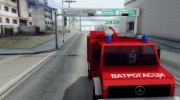 Mercedes-Benz Unimog Vatrogasna Kamion для GTA San Andreas миниатюра 5