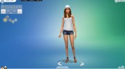 Женские шорты для Sims 4 миниатюра 2