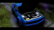 2012 Dodge Challenger SRT8 Liberty Walk LB Performance для GTA San Andreas миниатюра 4