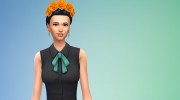 Серьги Cross drop para Sims 4 miniatura 3