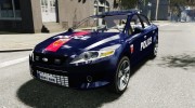 Ford Mondeo Police Nationale для GTA 4 миниатюра 1