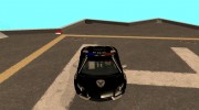 Lamborghini Reventon Police para GTA San Andreas miniatura 4
