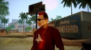 Red Mohawk and Black Stubbles para GTA San Andreas miniatura 2