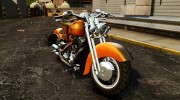 Harley Davidson Fat Boy Lo Vintage для GTA 4 миниатюра 1