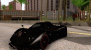 2009 Pagani Zonda Cinque Roadster для GTA San Andreas миниатюра 7
