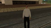 Скин somybu в белом для GTA San Andreas миниатюра 1